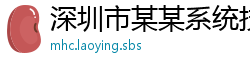 深圳市某某系统技术维修站